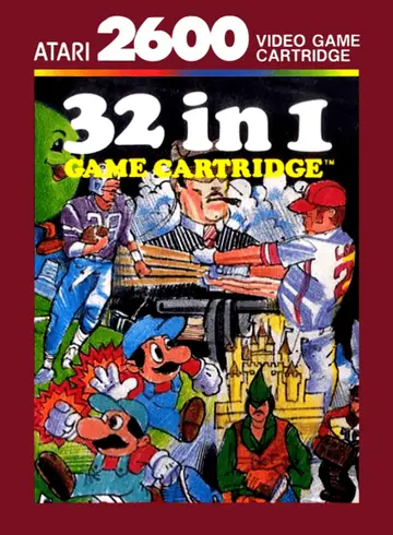 32 in 1 Game Cartridge 2600 box art