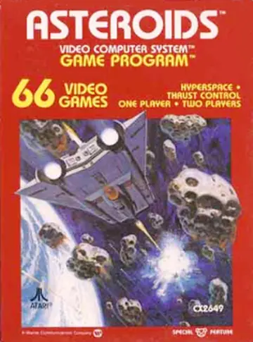 Asteroids box art