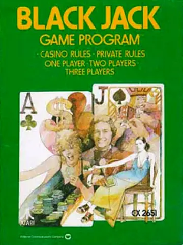 Blackjack 2600 box art