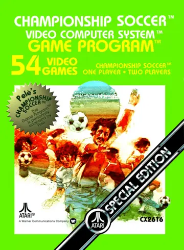 Championship Soccer ~ Soccer 2600 box art