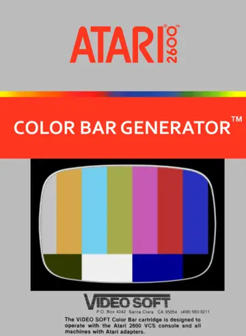 Color Bar Generator 2600 box art