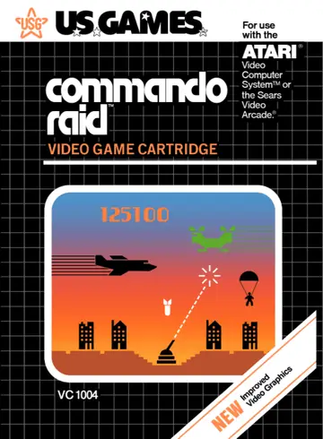 Commando Raid 2600 box art