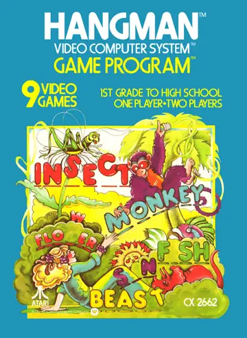 Hangman ~ Spelling 2600 box art