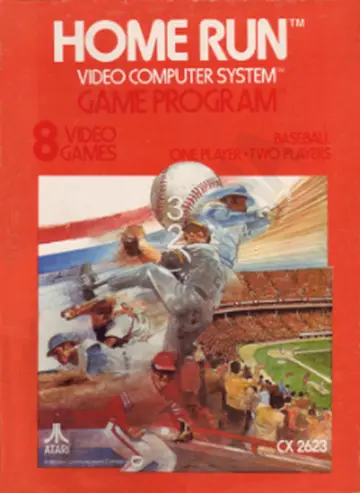 Home Run ~ Baseball 2600 box art
