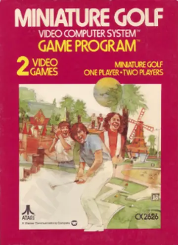 Miniature Golf ~ Arcade Golf 2600 box art