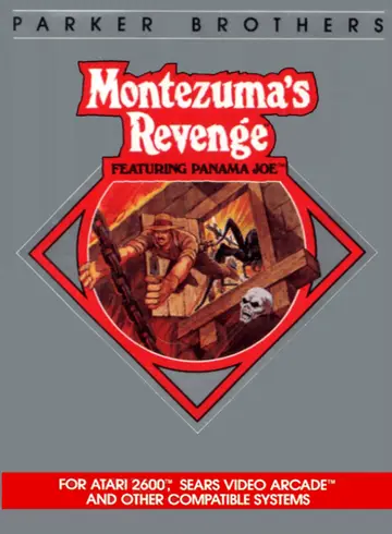 Montezuma's Revenge: Featuring Panama Joe 2600 box art