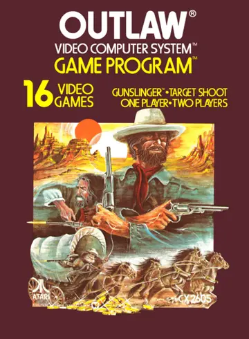 Outlaw ~ Gunslinger 2600 box art