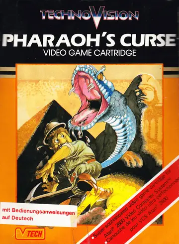 Pharaoh's Curse 2600 box art