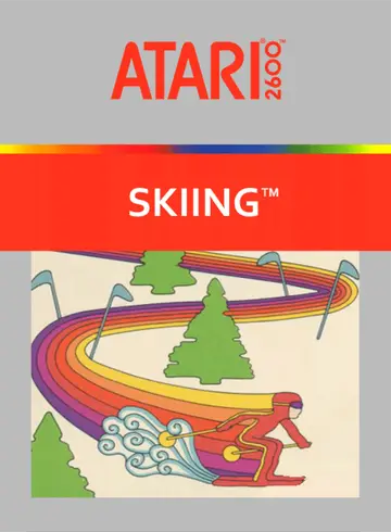 Skiing 2600 box art