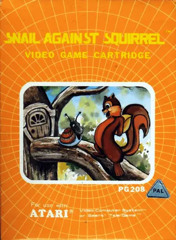 Snail Against Squirrel 2600 box art