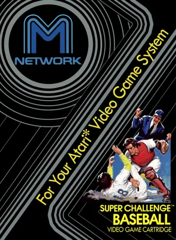 Super Challenge Baseball 2600 box art