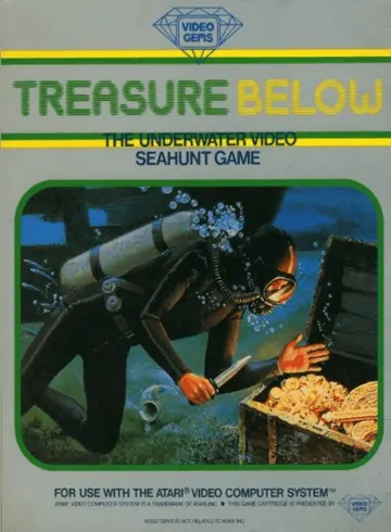 Treasure Below 2600 box art