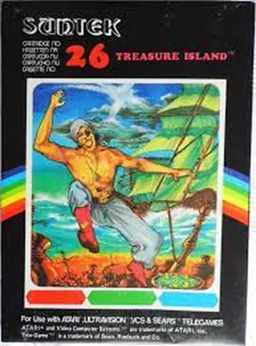 Treasure Island 2600 box art