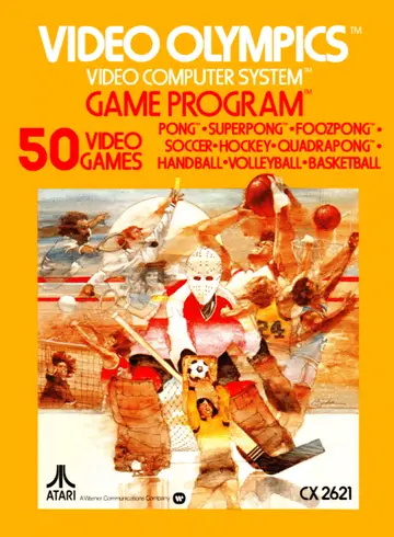 Video Olympics ~ Pong Sports 2600 box art