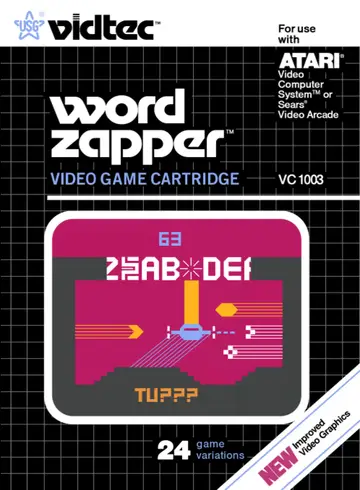 Word Zapper 2600 box art
