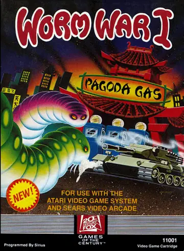 Worm War I 2600 box art