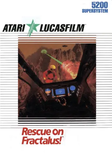 Rescue on Fractalus! box art