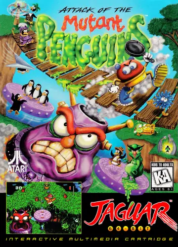 Attack of the Mutant Penguins box art