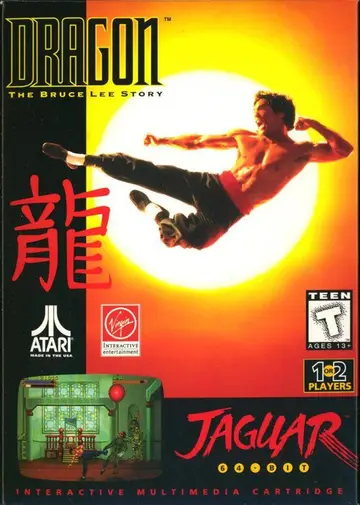 Dragon: The Bruce Lee Story Jaguar box art