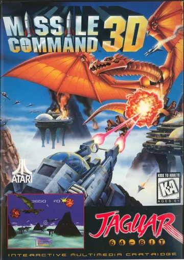 Missile Command 3D box art