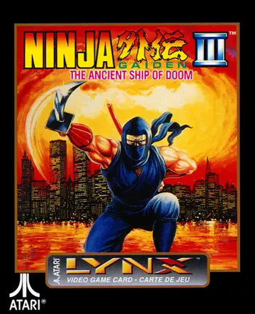 Ninja Gaiden III: The Ancient Ship of Doom box art