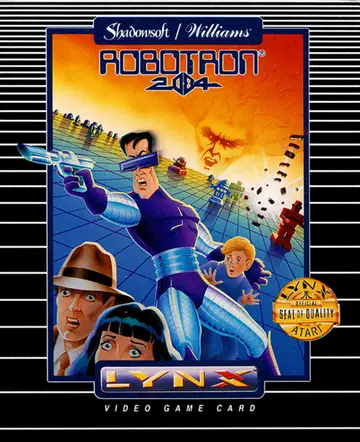 Robotron 2084 Lynx box art