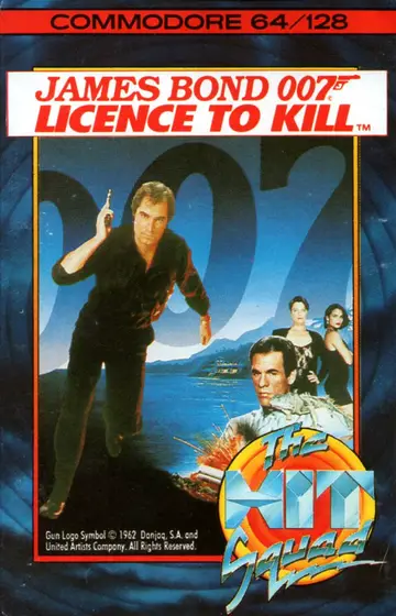 007: Licence to Kill C64 box art