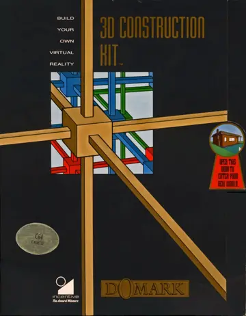 3D Construction Kit C64 box art