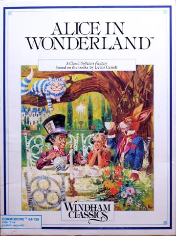 Alice in Wonderland C64 box art