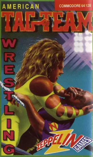 American Tag-Team Wrestling C64 box art