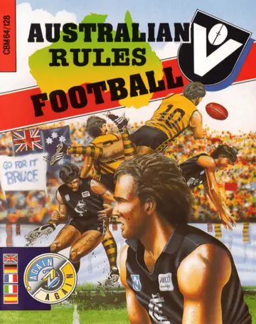 Australian Rules Football C64 box art