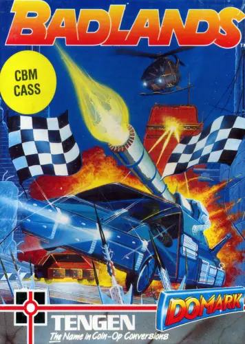 Badlands C64 box art