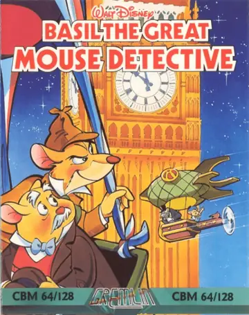 Basil the Great Mouse Detective C64 box art