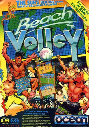 Beach Volley C64 box art