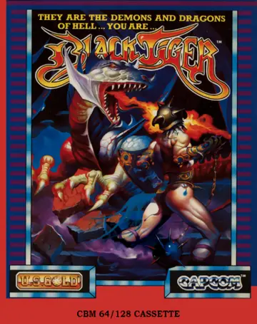 Black Tiger C64 box art
