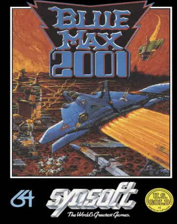 Blue Max 2001 C64 box art