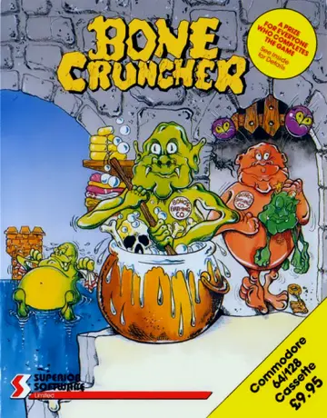 Bonecruncher C64 box art