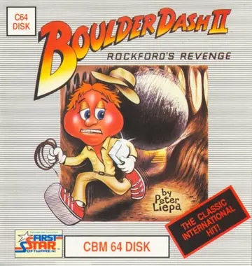 Boulder Dash II C64 box art