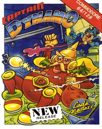 Captain Dynamo C64 box art