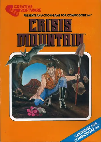 Crisis Mountain C64 box art