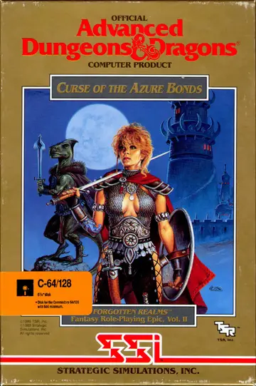 Curse of the Azure Bonds box art