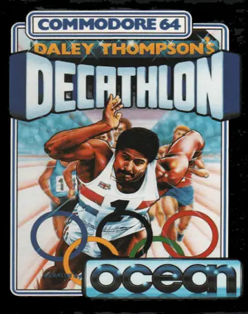 Daley Thompson's Decathlon C64 box art