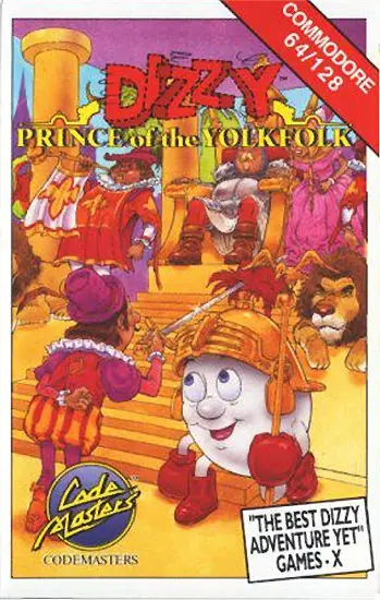 Dizzy: Prince of the Yolkfolk C64 box art