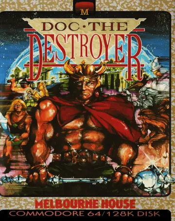 Doc the Destroyer C64 box art