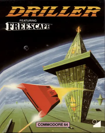 Driller C64 box art