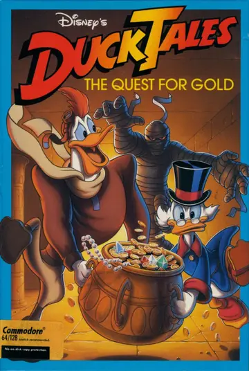 DuckTales: The Quest for Gold C64 box art