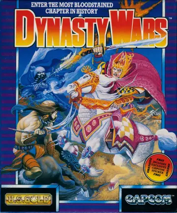 Dynasty Wars C64 box art