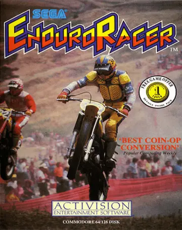 Enduro Racer C64 box art