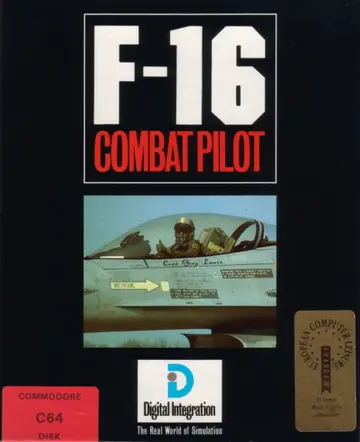 F-16 Combat Pilot C64 box art