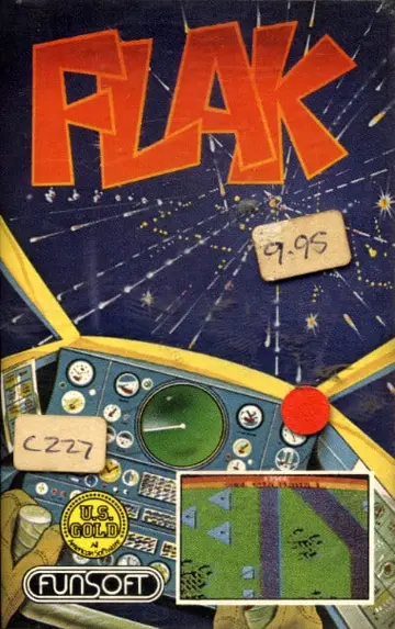 Flak: The Ultimate Flight Experience C64 box art